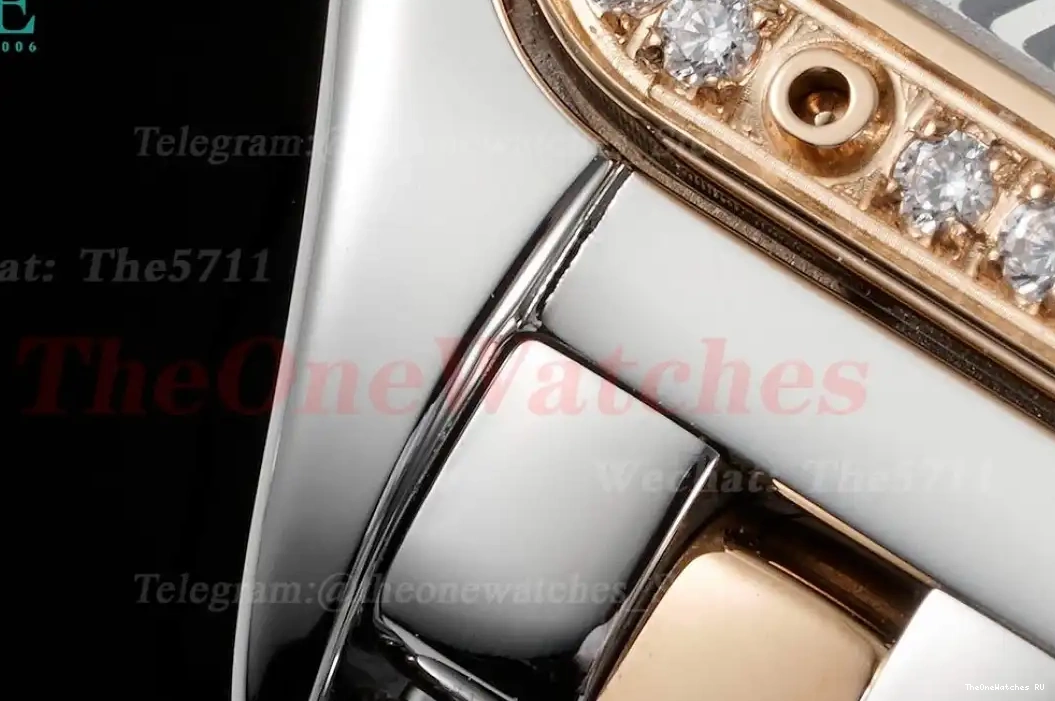 Ladies RG Dia De White Panthere Quartz SS 22mm AF Small Secrete 0330